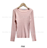 [U-BASIC] Herona Round Ribbed Knit