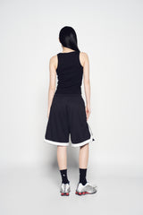 25SS ROUNDING SYMBOL LOGO WOMAN SLEEVELESS BLACK