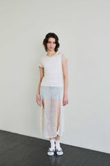 WITTY KNIT ONE-PIECE / IVORY