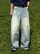 Step tin yellow denim