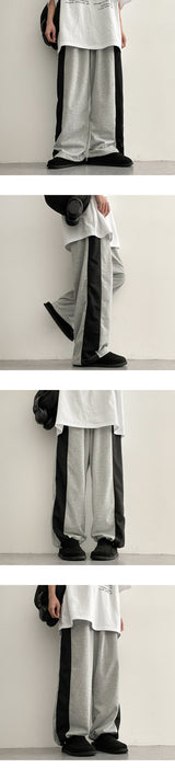 Rag String Coloring Wide Training Pants