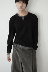layered double knit