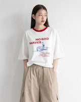 (UNISEX) Wave Ringer Tee
