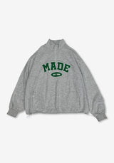 SO MADE ハーフジップアップスウェットシャツ
