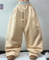 FLEECE🔥HEATER🔥BALLOON WIDE LONG PANTS💚💙💛🩶 7COLOR