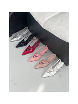 Buckle Oblique Slingback (5colors)