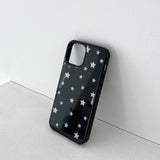 star glossy glass bumper case
