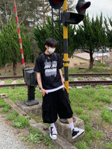 Enough Knit Short-Sleeve Tee (4 Colors)