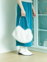 2way puppy bag white