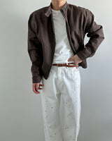 linen rider jaket