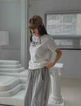 オーセンティックセミクロップド半袖Tシャツ