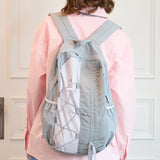 Half string nylon backpack