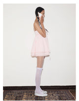 rirri SS New Arrival: 100% Cotton Jacquard Princess-Line Dress & Elastic-Waist Bloomer Shorts Set