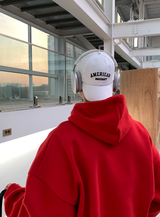  Urban Stanford Double Middle Cloth Embroidery Hoodie