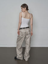 PYTHON LACE PANTS