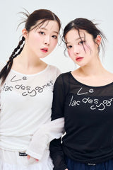 シアーロゴTシャツ