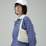 COTTON KNITTING BAG (Cream)