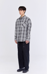 Multi-Plaid Checkered Overfit Shirt (JTOSRT-0001)