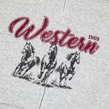 WESTERN HORSE Crop Hoodie Zip-up (SCJSTD-0271)