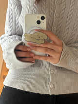 [Magsafe tok] yeowhi 子犬モチーフ グリップトック