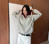 SHIRRING HOODED WIND JACKET
