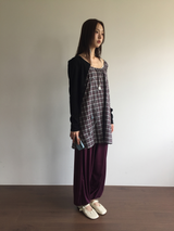 Nerong check midi dress (2color)