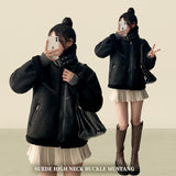 Jiu Buckle Point Overfit Mustang Jacket