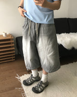 ローイングバミューダデニムパンツ
