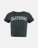 ALIFORNI Boucle Crop Tee