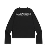 MUCENT エッセンシャルバックロゴロングスリーブ T (2COLOR)