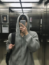 メリオクロップニットフードジップアップ 3C