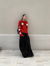 Shine Argyle Handwarmer Knit