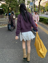SUEDE BAGUETTE BAG (2C)
