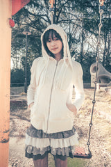 Togging hoodie zip-up (Beige)