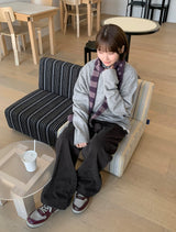 Molcon Pom Pom Dot Knit Muffler