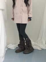 Raglan A-line coat
