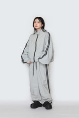 Track High Neck Zip-Up