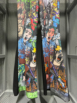 Comics Black Block Trousers(Female)