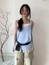 SAINT STRIPE BLOUSE (2C)