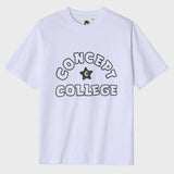 Concept College ハンドロゴホワイトショートスリーブTシャツ [Unisex]