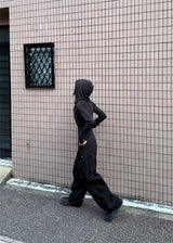 ソリッドツイルワイドパンツ