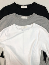 フリルロングスリーブTシャツ