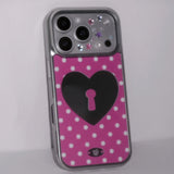 [MADE] heart lock case (pink)