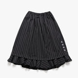 TTTTツイスター ラッフル ロング スカート - チャコール