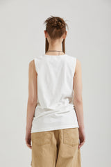 DRILL SLEEVELESS TOP