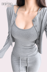 Roena pad sleeveless flare training set-up (pants regular)