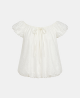 Yuna Ribbon Bubble Blouse