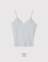 MR Dot Lace Layered Sleeveless (3color)