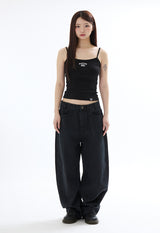 BASIC LOGO SLEEVELESS_BLACK