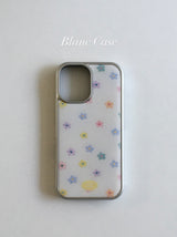Blanc Epoxy Silver Case